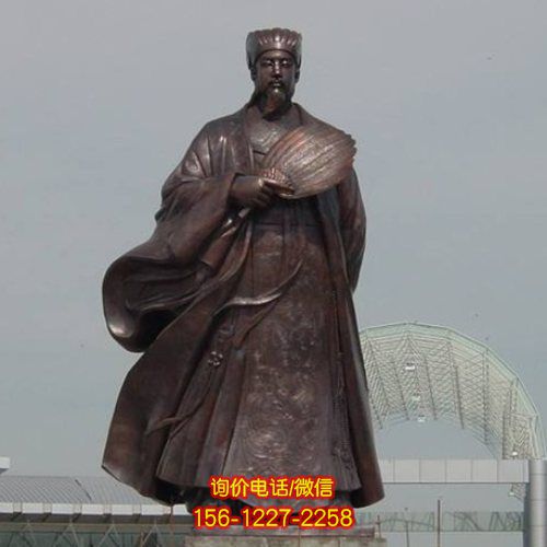 鑄銅人物景觀雕塑，點(diǎn)綴廣場氣派