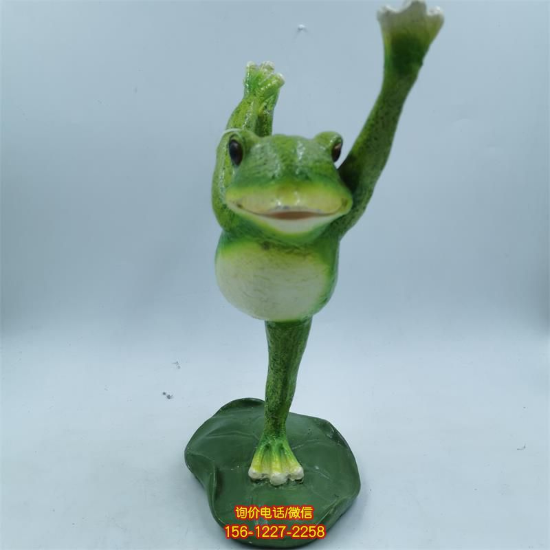 青蛙玻璃鋼雕塑，帶來(lái)無(wú)限靈動(dòng)