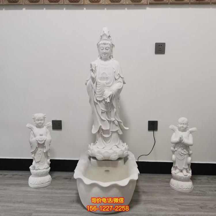 羅漢大理石雕塑，美化景區(qū)