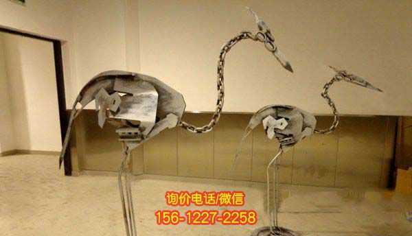 不銹鋼抽象雕塑，室內(nèi)裝飾的精彩之作