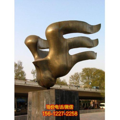 不銹鋼雕塑，為園林、廣場(chǎng)、景區(qū)景觀增添美感