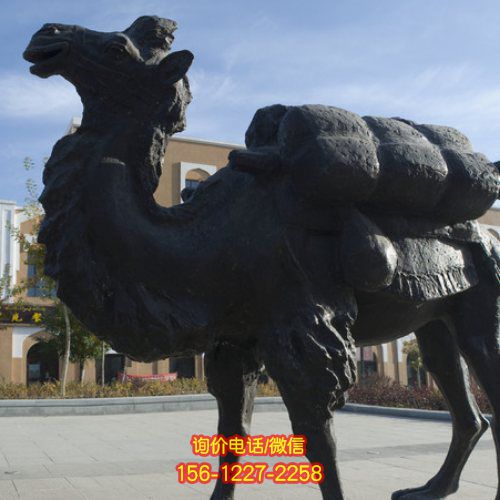 精美駱駝雕塑，點(diǎn)綴廣場(chǎng)，帶來(lái)濃濃情懷