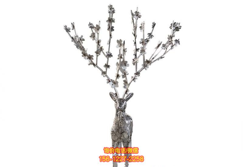 梅花鹿雕塑-商廈大型動(dòng)物景觀不銹鋼梅花鹿雕塑 梅花鹿雕塑-商廈大型動(dòng)物景觀不銹鋼梅花鹿雕塑