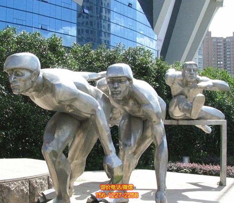 學(xué)校操場擺放拋光不銹鋼滑冰運(yùn)動(dòng)人物雕塑 學(xué)校操場擺放拋光不銹鋼滑冰運(yùn)動(dòng)人物雕塑