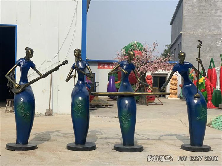 玻璃鋼音樂人物雕塑 抽象音樂人物雕塑 玻璃鋼音樂人物雕塑 抽象音樂人物雕塑