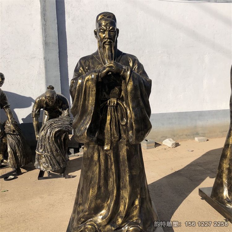 古代關(guān)羽雕塑，玻璃鋼關(guān)公雕像多款造型可供選擇